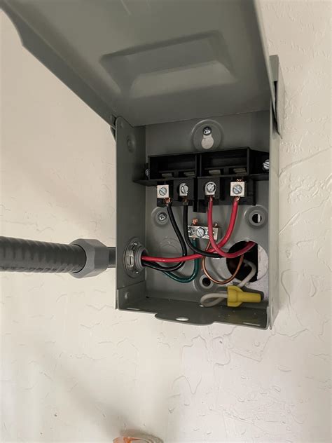 electrical disconnect box for water heater|disconnect required for water heater.